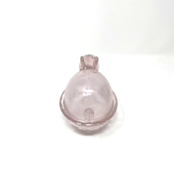 Target Colored Glass Figural Bunny Treats Candy Dish Easter Pink Clear Green - Picture 5 of 16